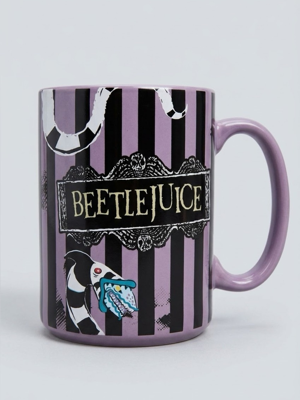 Warner Bros Beetlejuice Sandworm Wrap Around Ceramic Mug Microwave Safe